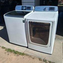 SAMSUNG WASHER & GAS DRYER SET 💦 ⛽️ 