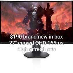 Dell S2722DGM 27" Gaming Monitor, Brand New In Box