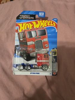 Hot Wheels 2026 Mainline Screen Time Transformers Optimus Prime #27