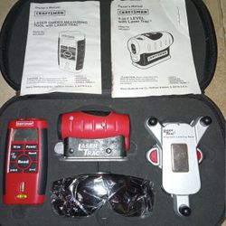 Craftsman Laser Trac Tools Set , Looks Barely Used. Untested 