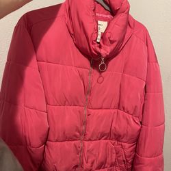 Vintage Forever 21 Pink Puffer Jacket