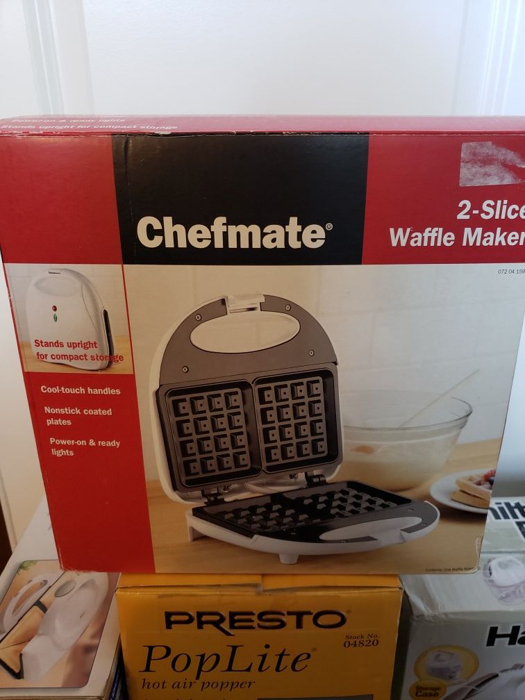 Waffle Maker. Kitchen Appliance