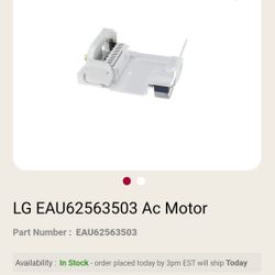 Brand New LG Ice Maker And Bin