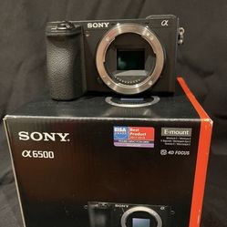 Sony A6500 Body only Mirrorless Camera, 2.95in LCD