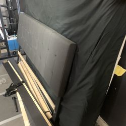 Cali King Mattress With Bed Frame. 