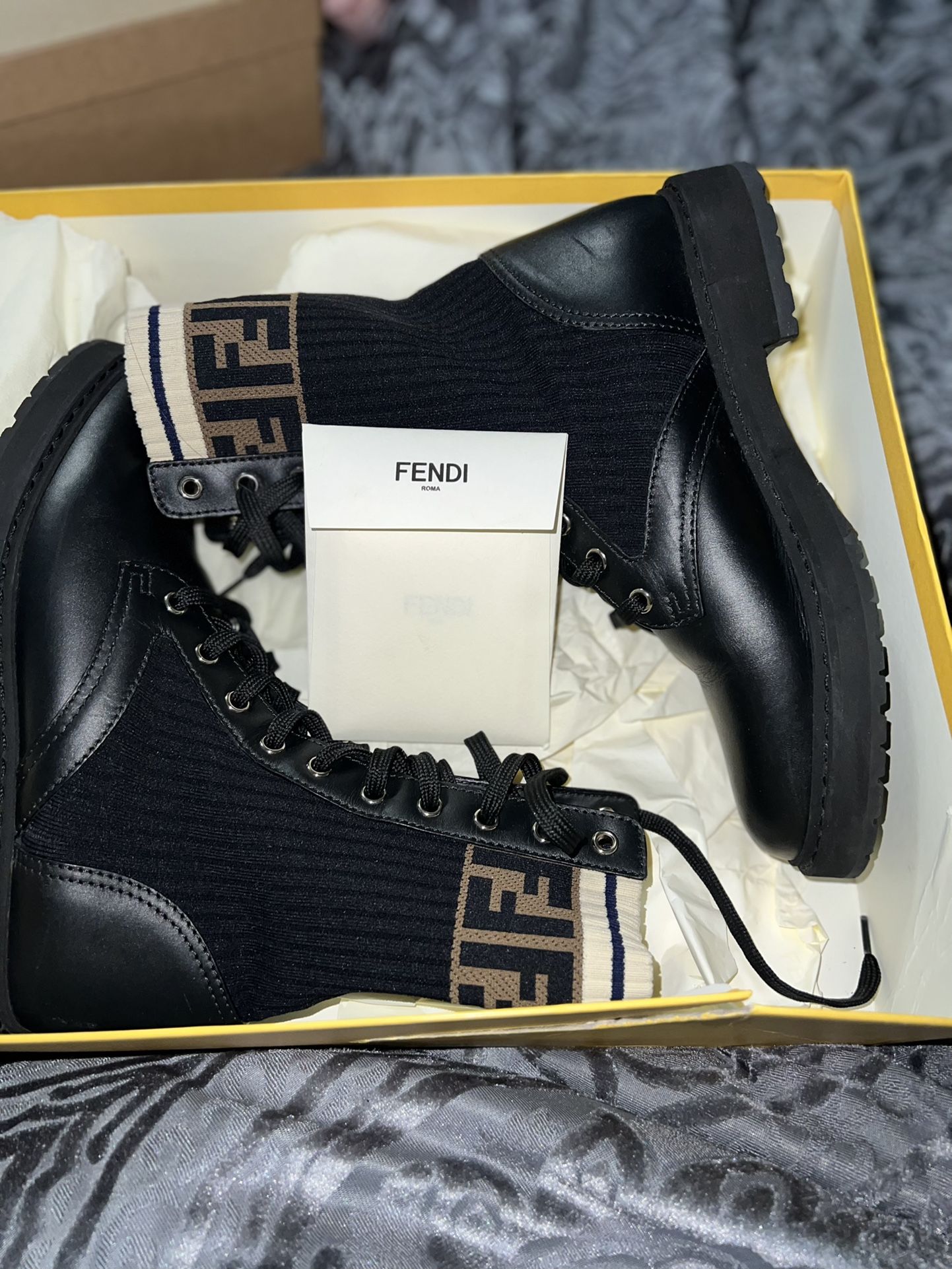 Size 38.5 FENDI BOOTS