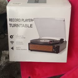 RECORD PLAYER TURNTABLE 