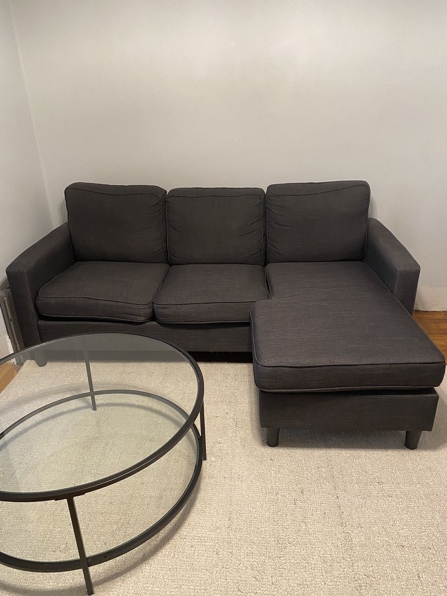 Charcoal Grey Couch