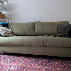 custom green queen sofa bed