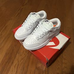 Triple White Nike Dunks 7.5 Women