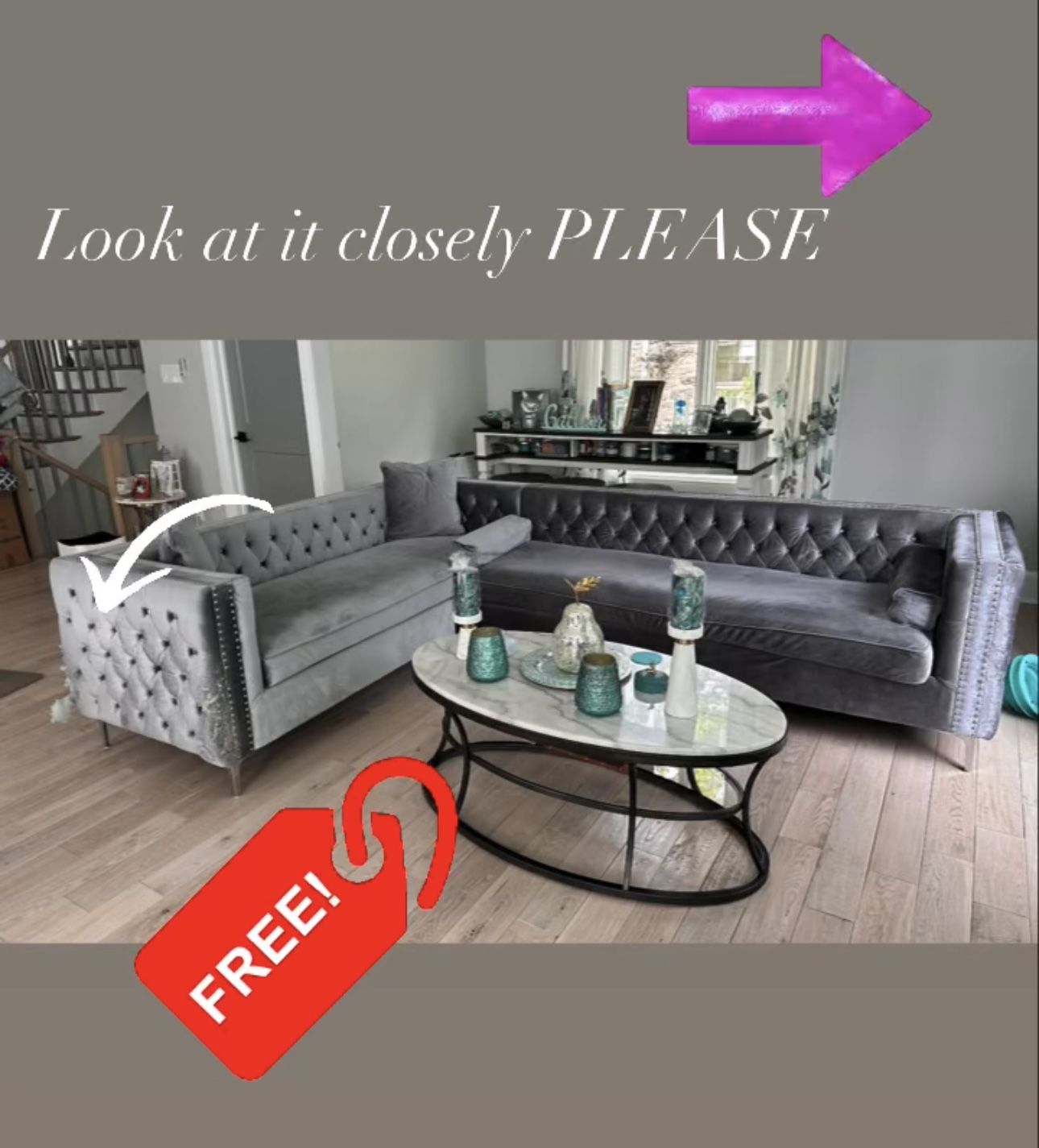 FREE Sectional 