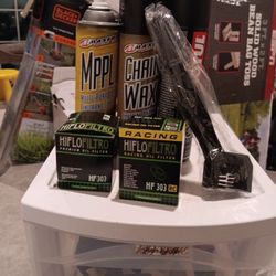 Motorcycle Oil Filters & Chain Cleaning Kit