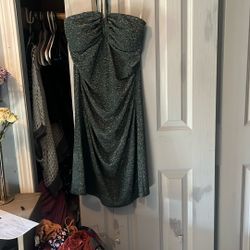 windrow green prom dress 