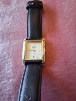 Black  band quartz watch