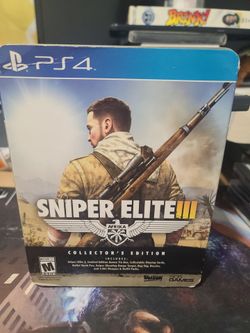 Playstation 4 game sniper elite 3 collectors edition