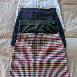 Set Of 4 Mini Skirts Size Small Forever 21