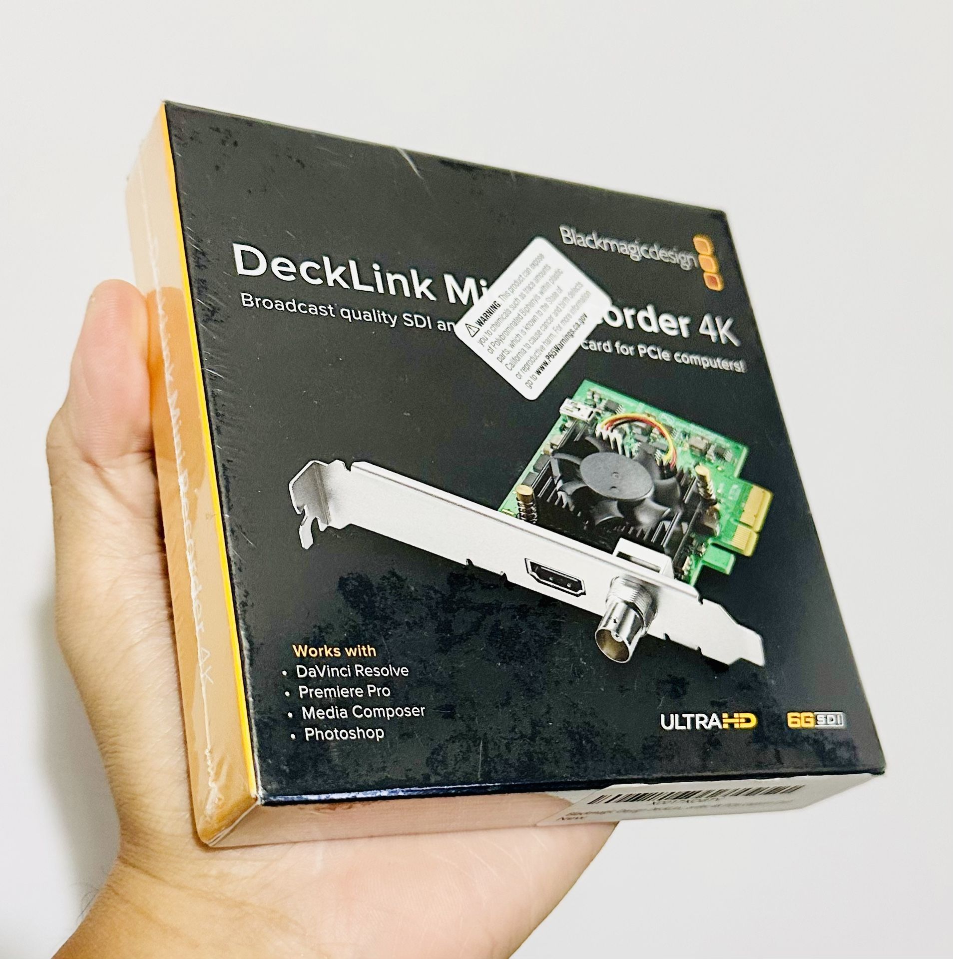 Blackmagic Design DeckLink Mini Recorder 4K | 6G-SDI PCIe Capture Card
