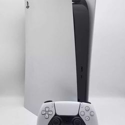 Sony PlayStation 5 825GB Digital Game Console White with Controller and Leads