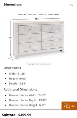 6 Drawer Dresser