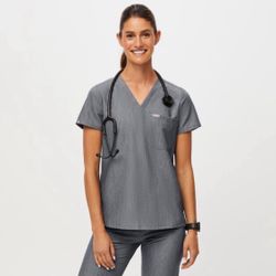 FIGS Catarina One-Pocket Scrub Top  Sz large 