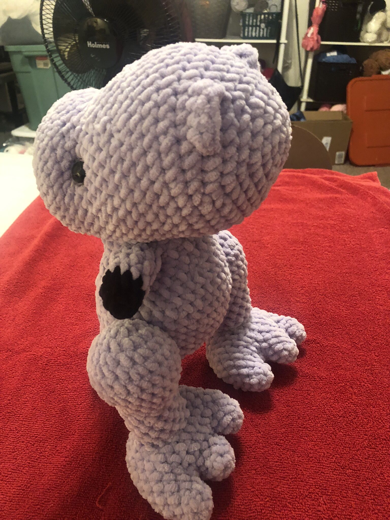 Crochet Purple Dinosaur!