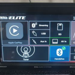 Stereo BOSS Apple 🍎 CARPLAY 📞 BLOUTOOH 🎶 👌