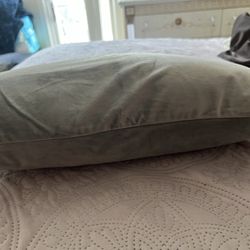 Grey Velvet Pillow 