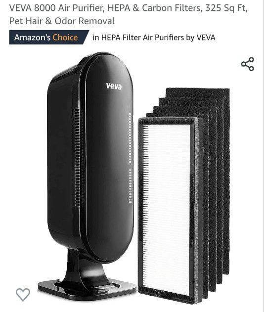 Veva Air Purifier With Hepa And Carbon Filters