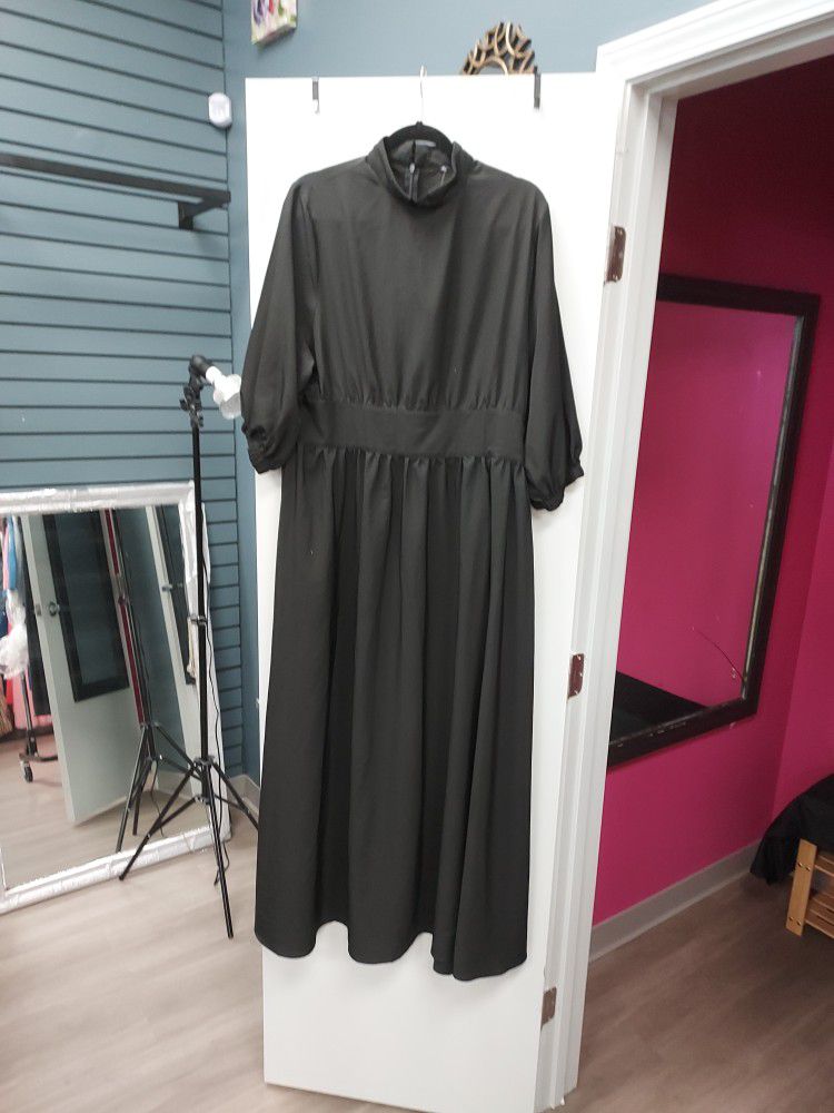Black Long Dress Size XL