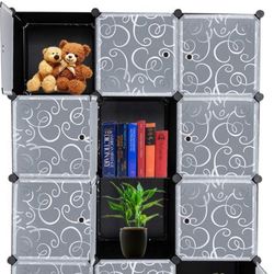 Material Plastic Mounting Type Floor Mount Room Type Living Room, Bedroom, Home Office Shelf Type Cubby Shelf Number of Shelves 12 Special Feature Lig