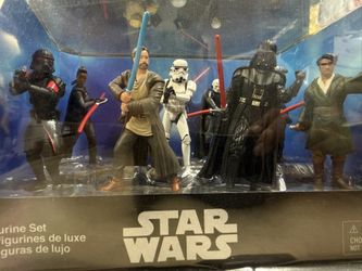 Disney Store Star Wars: Obi-Wan Kenobi Deluxe Figurine Set Of 9 NIB NEW!!!