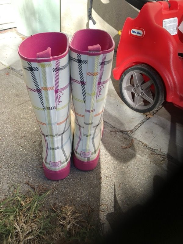 Coach rain boot