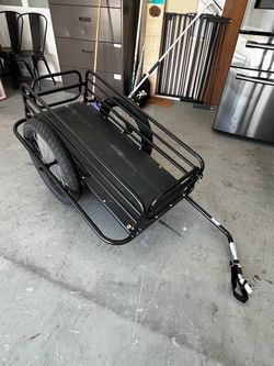 Foldable bike trailer