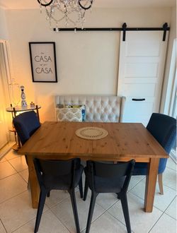 Free dinning table and chairs