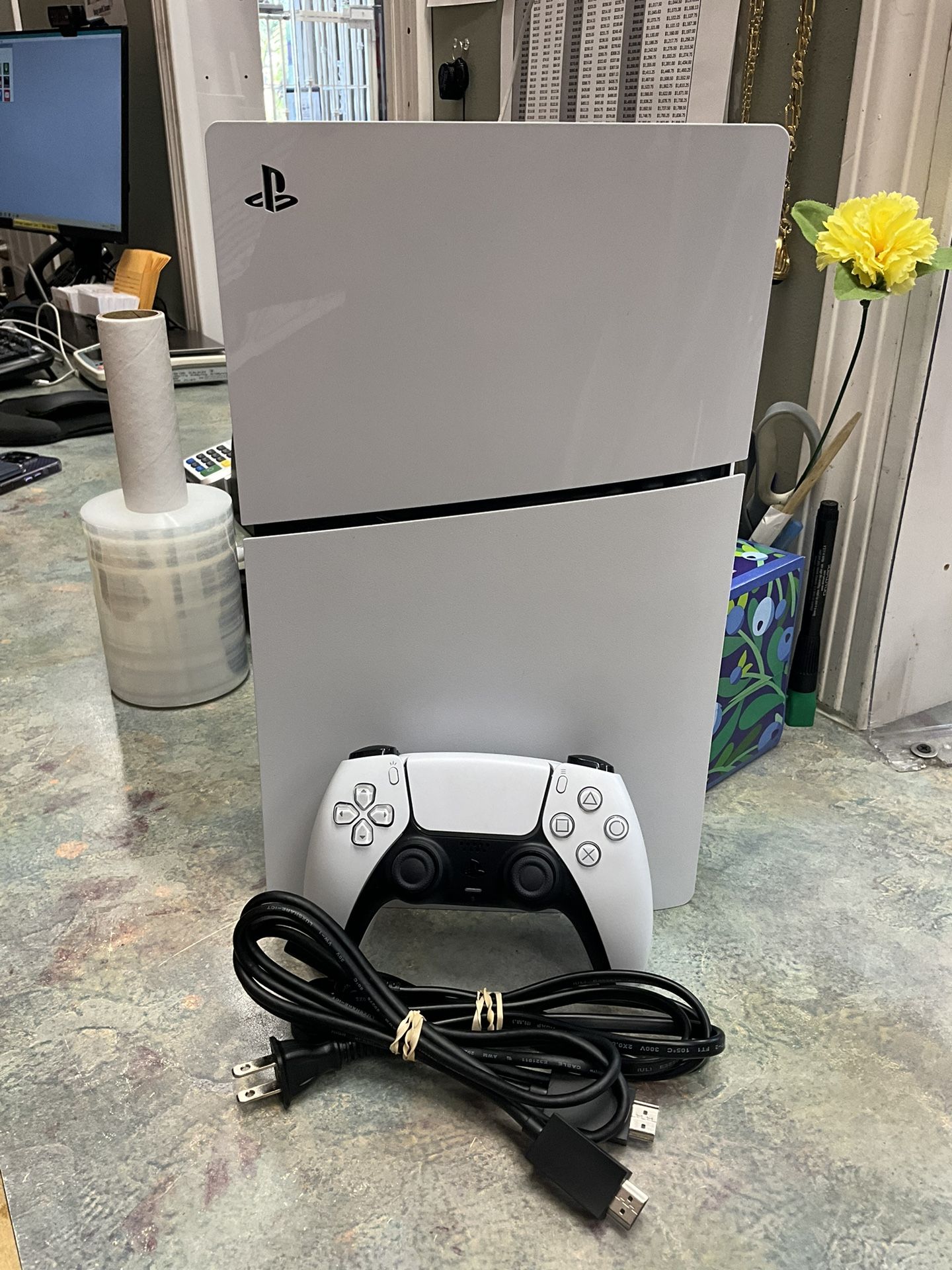 Sony PlayStation 5 Slim BluRay Edition W/ Controller, HDMI & Power Cord
