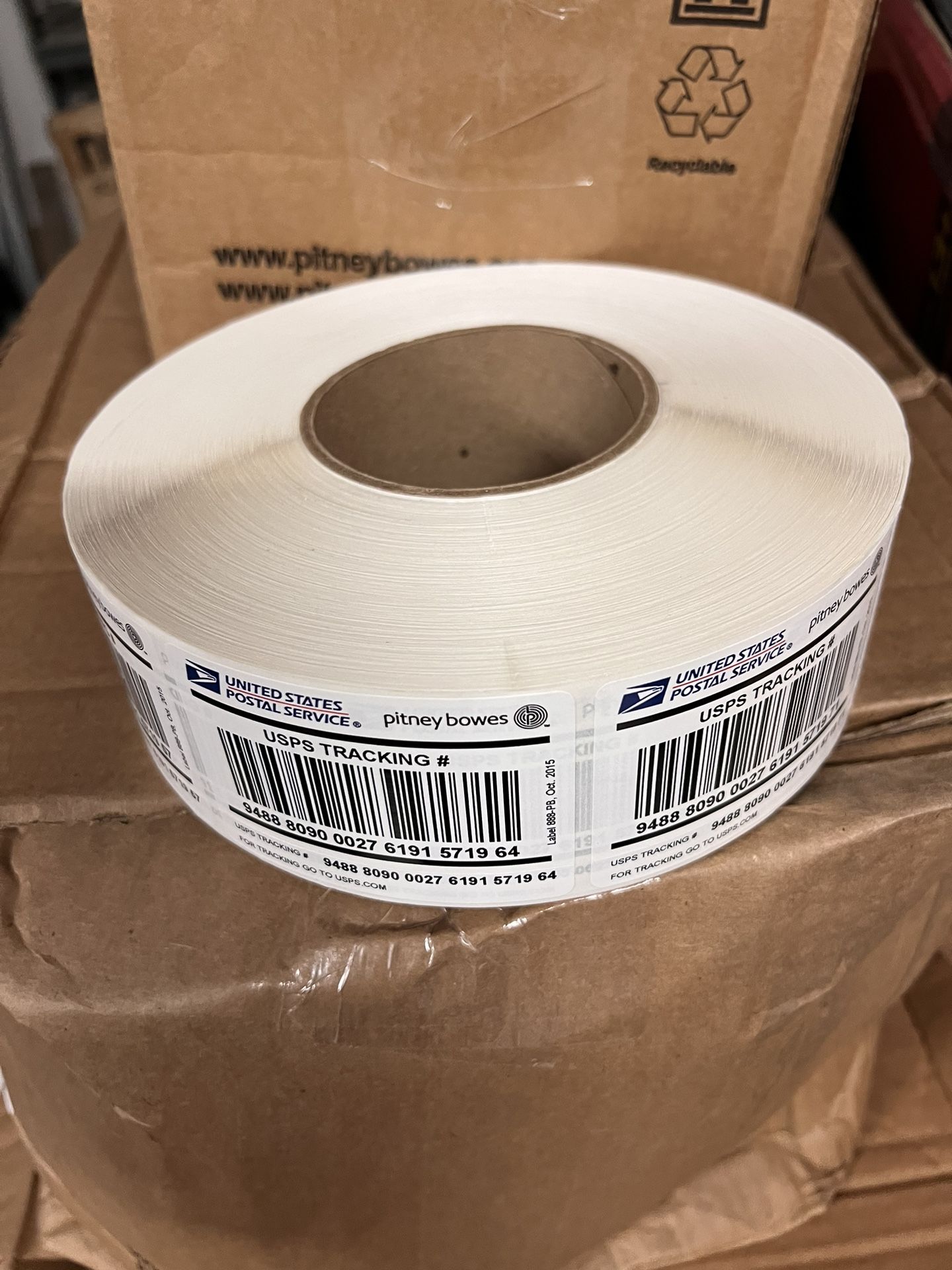 Roll Of 2000 USPS Label 888 400 Tracking Label Stickers Stamps Postage