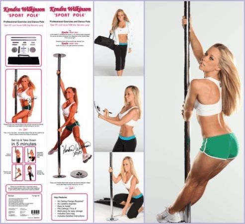 Kendra Wilkinson Sport Pole X-pole Portable Dancing/Stripper Pole