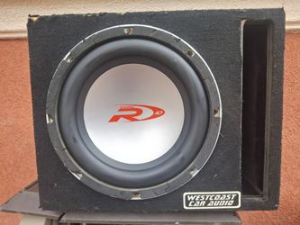 ONE SPEAKER UNA BOSINA ALPINE TIPE R DOBLE BOBINA 10 INCHES GOOD CONDICIÓN ABLO ESPAÑOL