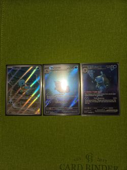Pokémon Squirtle, Wartortle & Blastoise ex Card Set