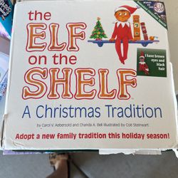 Elf On The Shelf With Book