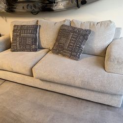 Off white sleeper sofa from Living Spaces