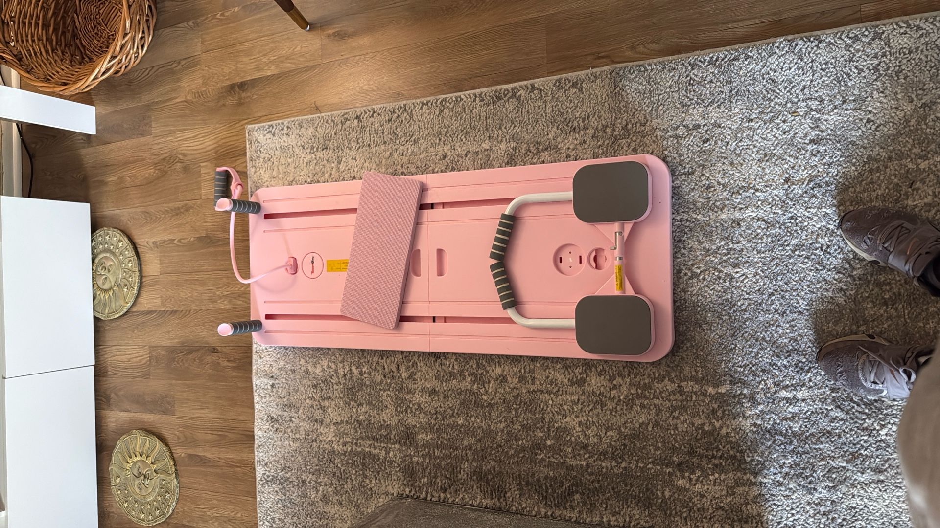 Pink Workout Pilates Exercise Board