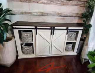 Chic 72” solid wood tv stand / storage cabinet / entertainment stand