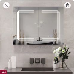 Medicine Cabinet With Bluetooth Speakers 