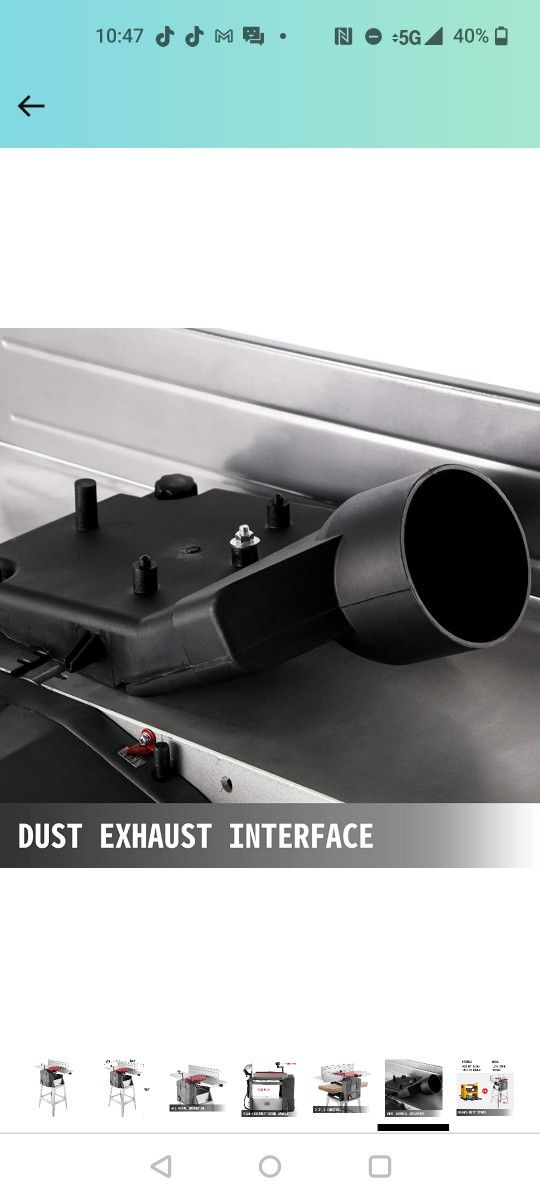 Jointers Woodworking 8 Inch Benchtop Jointer 1500W Jointer Planer Heavy