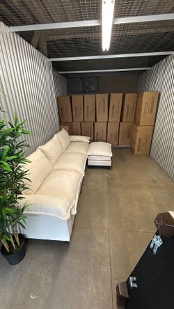 (🤍 Free Delivery) Beige Sofa – Elegant & Comfortable