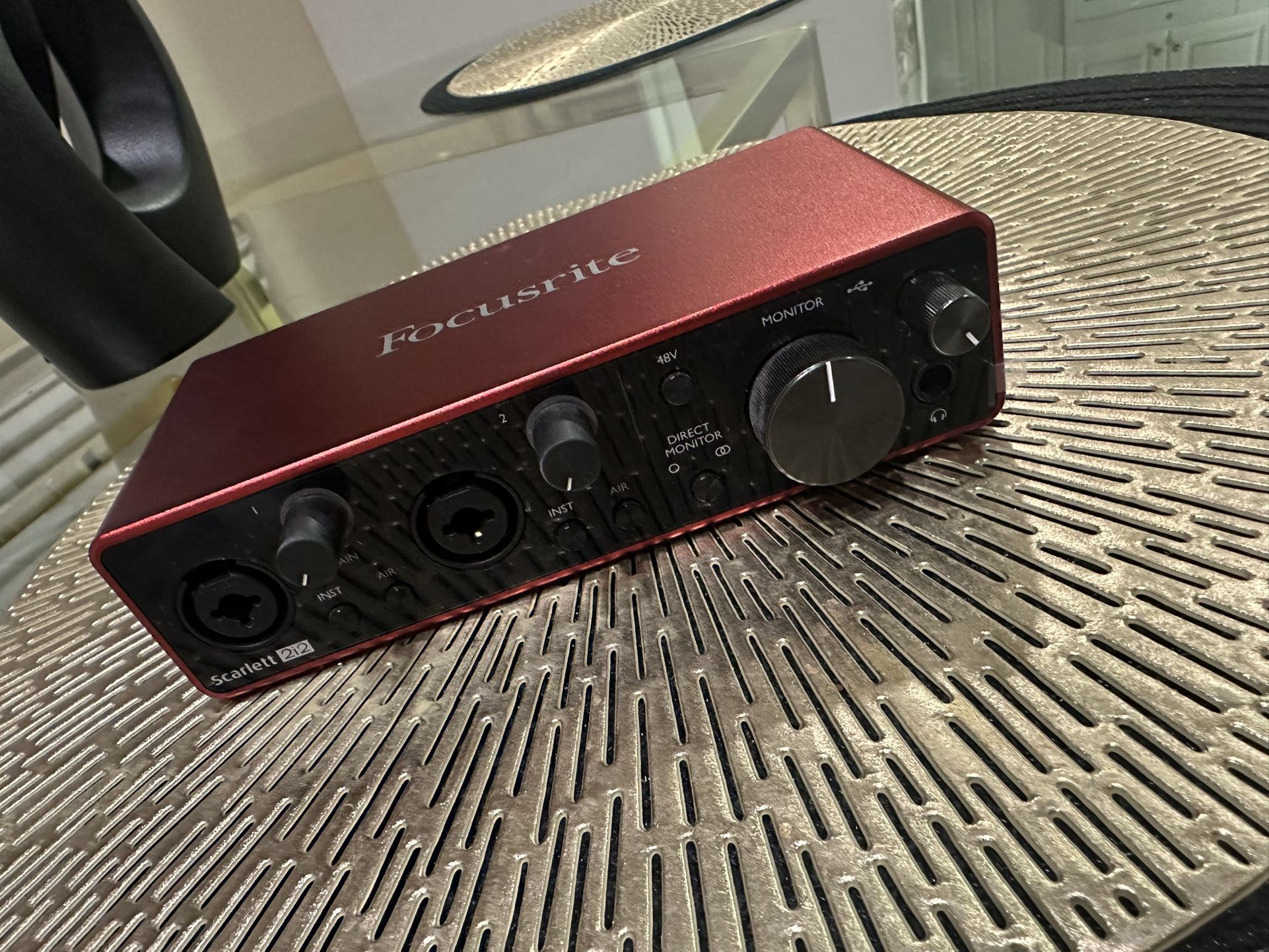 Focusrite Scarlett 2i2 Gen 3 USB Audio Interface – Gently Used