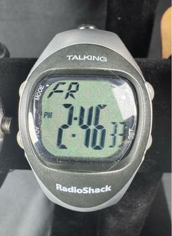 Rare RadioShack Digital Talking Watch With 4 Alarms (GV28)