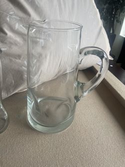 Glass pitcher