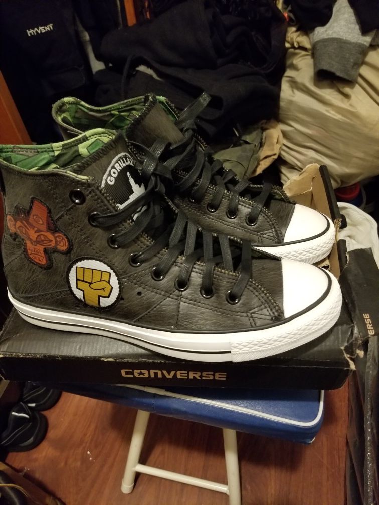 Converse Gorillaz leather edition size for Sale in Queens, NY - OfferUp
